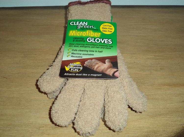 CleanGreen Microfiber Cleaning and Dusting Gloves